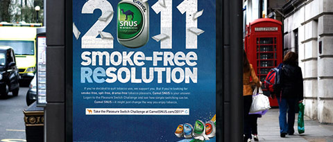 Advertising banner