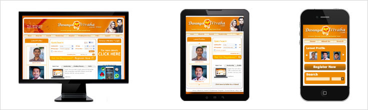Mobile Website Design showcase