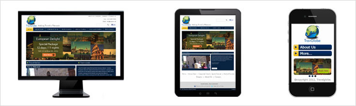 Mobile Website Design showcase